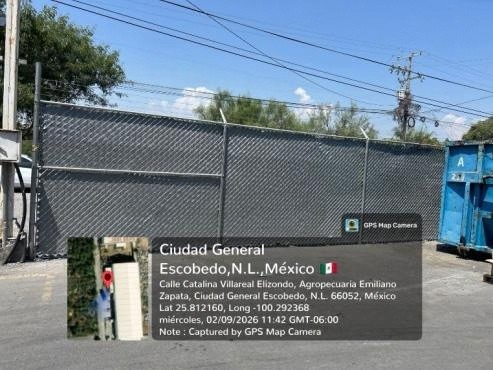 Malla ciclónica: resultado final